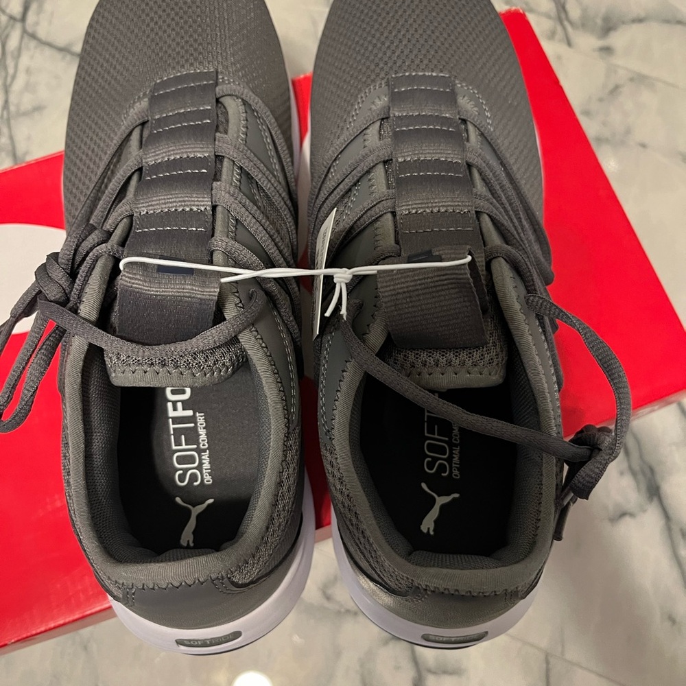 Puma Gray Athletic Sneakers new shoes - Picture 6 of 9